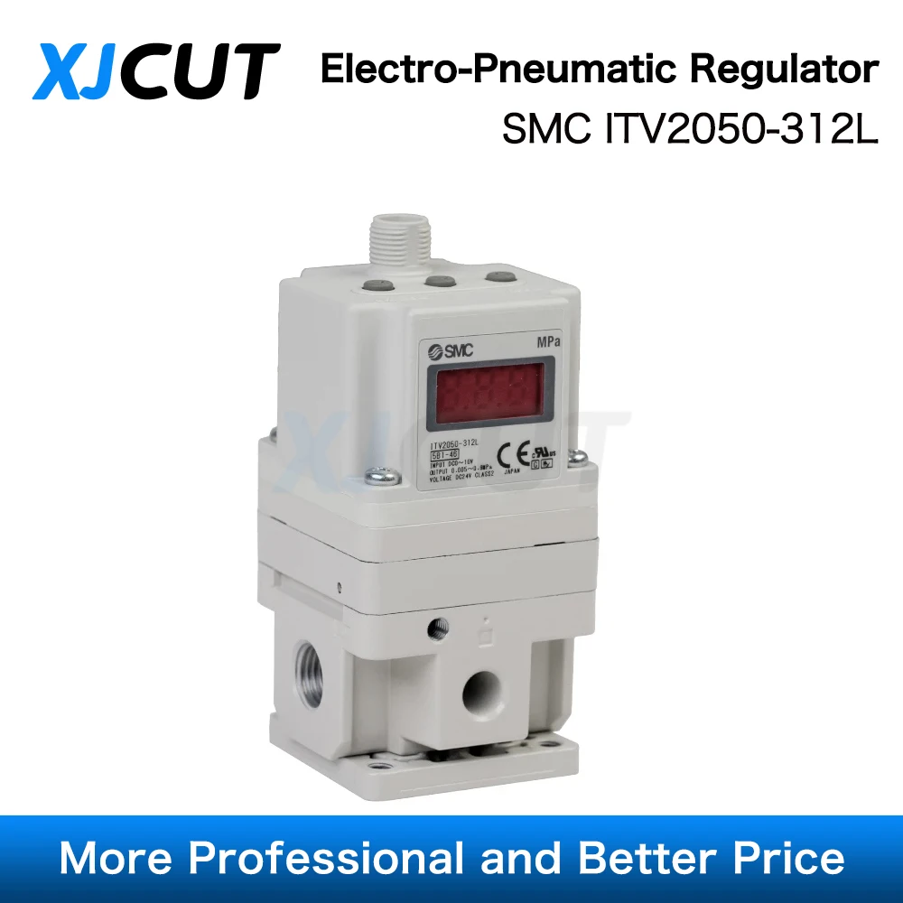 XJCUT Electro-Pneumatic Regulator ITV2050-312L Pneumatic Equipment Control Air pressure for Fiber Laser Metal Cutting Machin
XJCUT Electro-Pneumatic Regulator ITV2050-312L Pneumatic Equipment Control Air pressure for Fiber Laser Metal Cutting Machin