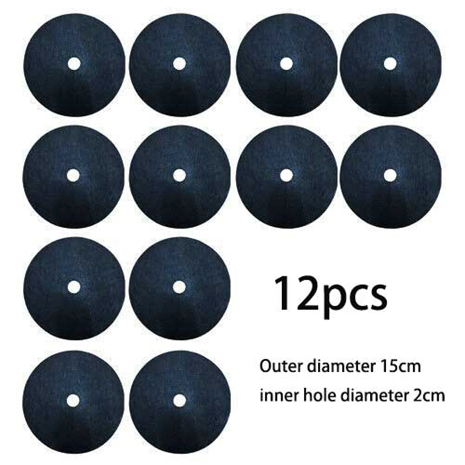 

Accessories Shading Mats Ring Tree Protector Mats 12pcs 15-42cm Disc Black Guard Mulch Natural Hanging Brand New