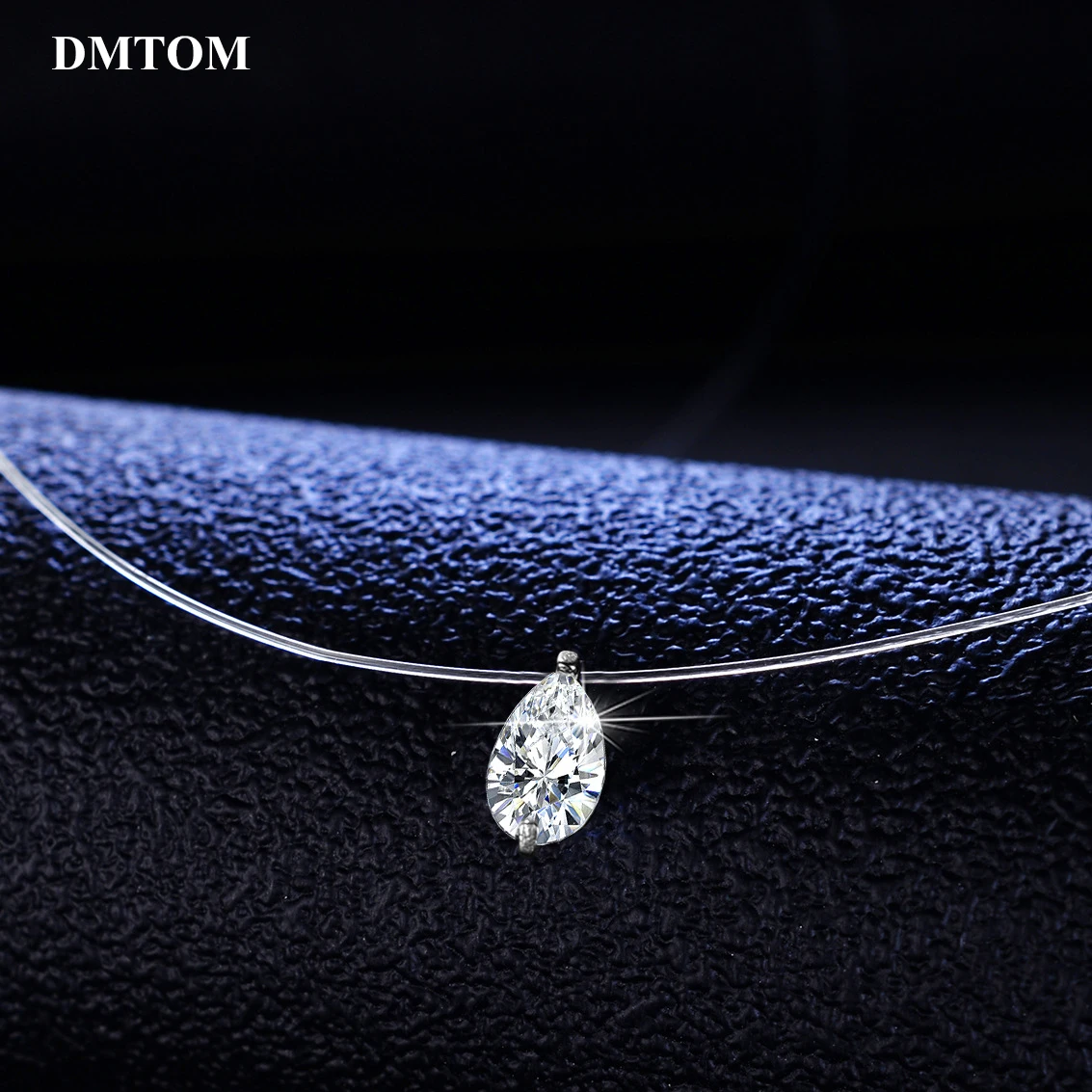 925 Sterling Silver Water Drop Moissanite Pendant Necklace 1CT Fishing Line D Clavicle Chain GRA for Women Party Fine Jewelry
925 Sterling Silver Water Drop Moissanite Pendant Necklace 1CT Fishing Line D Clavicle Chain GRA for Women Party Fine Jewelry