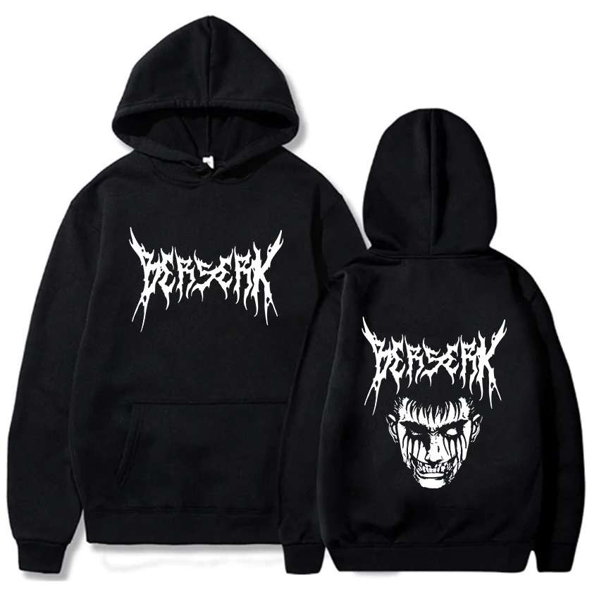 Japan Anime Berserk Guts Harajuku Hoodies Sweatshirt Gothic Autumn/Winter Pullovers Fashion Long Sleeve Men Black Sweatshirts
Japan Anime Berserk Guts Harajuku Hoodies Sweatshirt Gothic Autumn/Winter Pullovers Fashion Long Sleeve Men Black Sweatshirts