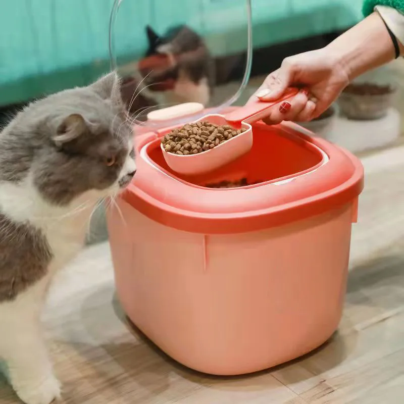 Pet Grain Storage Bucket Pet Rice Bucket Multifunctional Miscellaneous Grain Storage Bucket Cat Food Dog Food Sealing Bucket
Pet Grain Storage Bucket Pet Rice Bucket Multifunctional Miscellaneous Grain Storage Bucket Cat Food Dog Food Sealing Bucket