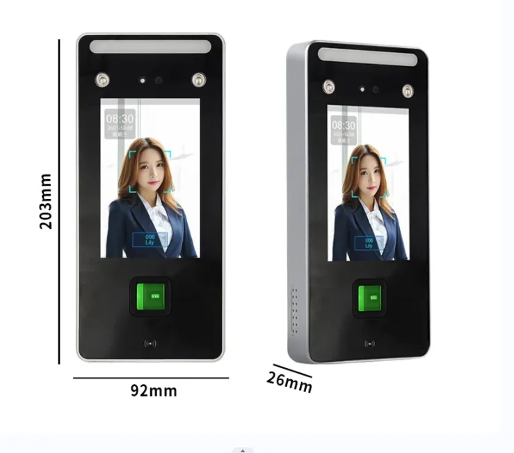 Dynamic Face Recognition Access Control System TCP/IP Facial 125Khz RFID Card HD Camera Face Recognition Attendance Machine
Dynamic Face Recognition Access Control System TCP/IP Facial 125Khz RFID Card HD Camera Face Recognition Attendance Machine
