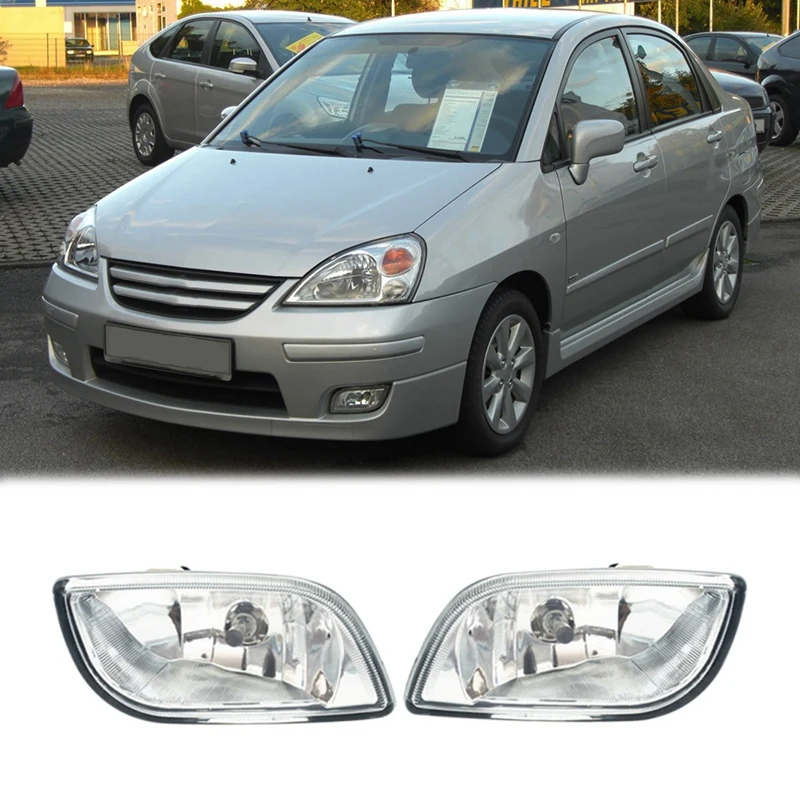 Car Front Bumper Left Right Fog Lights Assembly Foglight with Bulb for Suzuki Sx4 Hatchback 06-14 Aerio/Liana 02-07
Car Front Bumper Left Right Fog Lights Assembly Foglight with Bulb for Suzuki Sx4 Hatchback 06-14 Aerio/Liana 02-07
