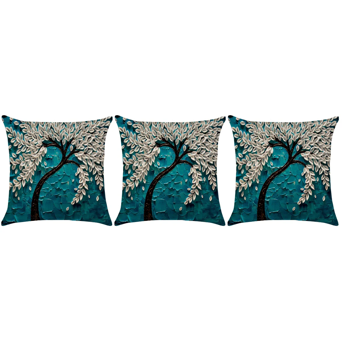 3pcs Flat Printed 3D Oil Painting Large Tree and Flower Cotton Linen Throw Pillow Case Cushion Cover Home Sofa Decorative
3pcs Flat Printed 3D Oil Painting Large Tree and Flower Cotton Linen Throw Pillow Case Cushion Cover Home Sofa Decorative