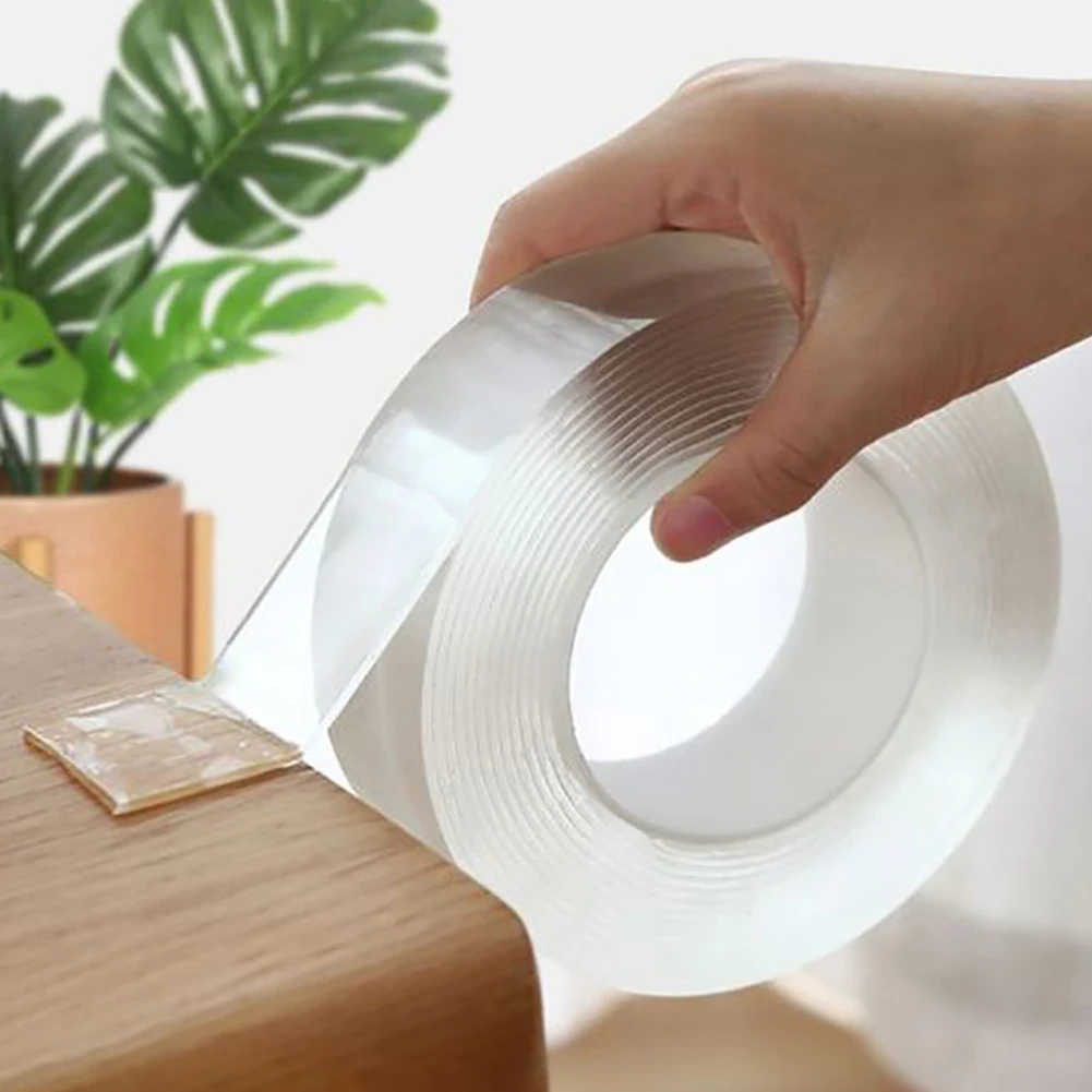 1/2/3/5M Nano Tape Double Sided Tape Transparent Reusable Waterproof Adhesive Tapes Cleanable Kitchen Bathroom Supplies Tapes
1/2/3/5M Nano Tape Double Sided Tape Transparent Reusable Waterproof Adhesive Tapes Cleanable Kitchen Bathroom Supplies Tapes