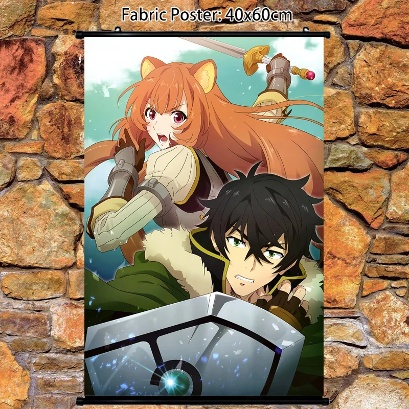 Anime Poster The Rising of the Shield Hero Iwatani Naofumi Raphtalia Wall Scroll Home Decoration Art Picture 60x40cm
Anime Poster The Rising of the Shield Hero Iwatani Naofumi Raphtalia Wall Scroll Home Decoration Art Picture 60x40cm