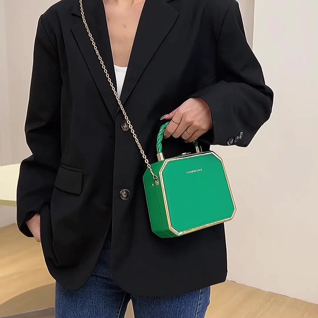 Box Women'S Bag Fashion Phnom Penh High-End Ins Niche All-Match Messenger Bag Twist Handbag
Box Women'S Bag Fashion Phnom Penh High-End Ins Niche All-Match Messenger Bag Twist Handbag