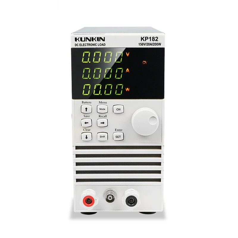 KP182 KP184 DC Electronic load meter 200W / 400W battery capacity Tester power test aging instrument
KP182 KP184 DC Electronic load meter 200W / 400W battery capacity Tester power test aging instrument