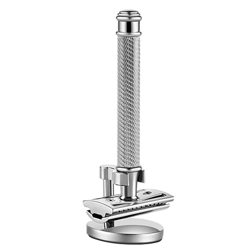 Double Edge Safety Razor With Razor Placement Base Premium Shaving Manual Shavers Fits All Standard Razor Blades 
Double Edge Safety Razor With Razor Placement Base Premium Shaving Manual Shavers Fits All Standard Razor Blades