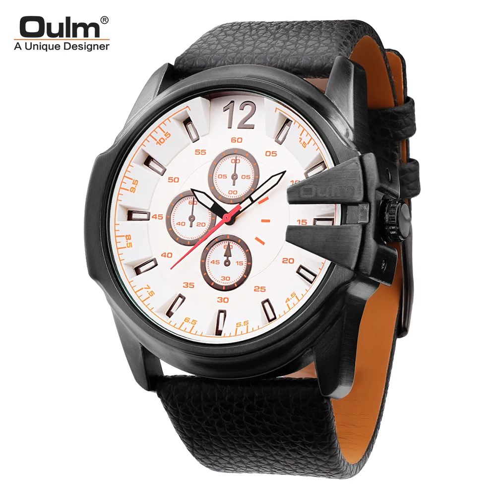 Oulm New Large Dial Male Watch Luxury Brand Men's Wristwatch Men Quartz Watches Waterproof Luminous Sports Clocks Dropshipping
Oulm New Large Dial Male Watch Luxury Brand Men's Wristwatch Men Quartz Watches Waterproof Luminous Sports Clocks Dropshipping