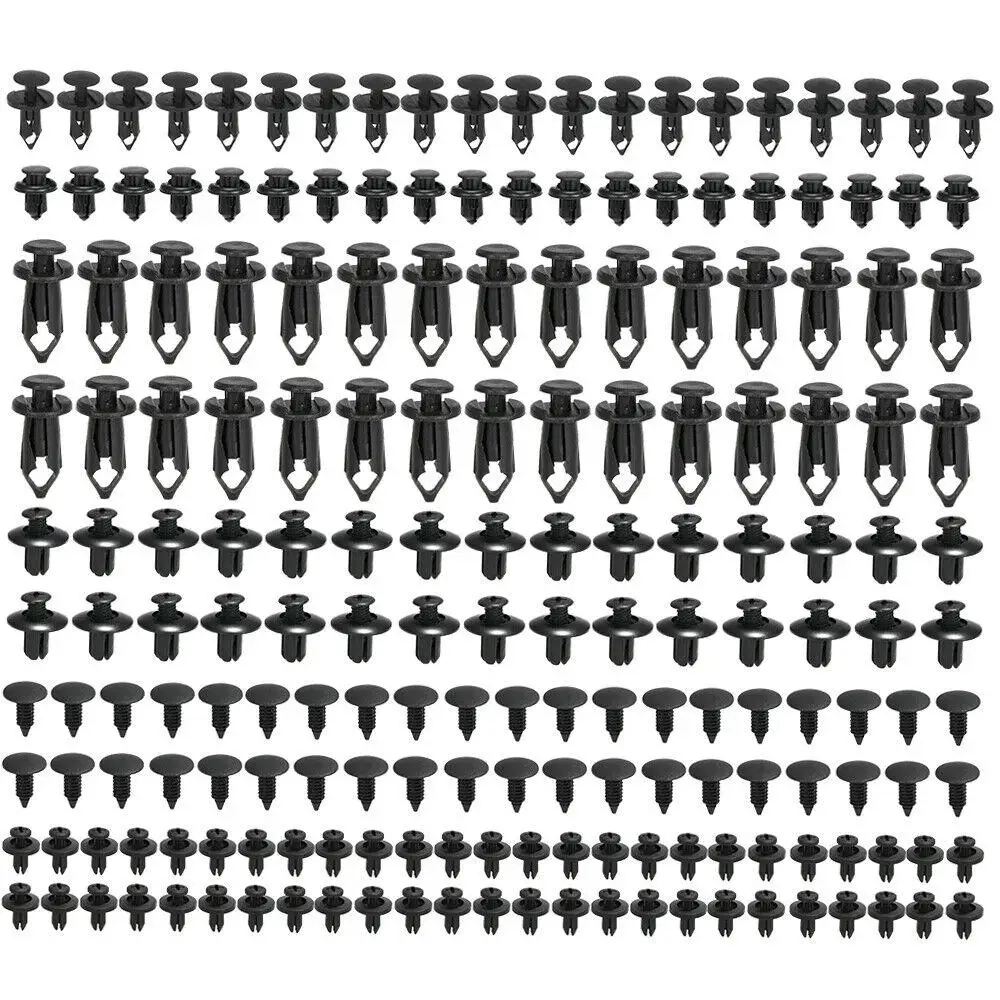 190pcs Car Retainer Clips 6 Sizes Fasteners Kit Rivet Push Rod Clamp Auto Trim Panel Bumper Buckle Set
190pcs Car Retainer Clips 6 Sizes Fasteners Kit Rivet Push Rod Clamp Auto Trim Panel Bumper Buckle Set