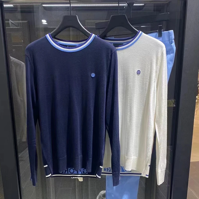 Golf Clothing Men's Knitted Sweater Upgraded Version of High-viscosity Simple Top Golf Wear
Golf Clothing Men's Knitted Sweater Upgraded Version of High-viscosity Simple Top Golf Wear