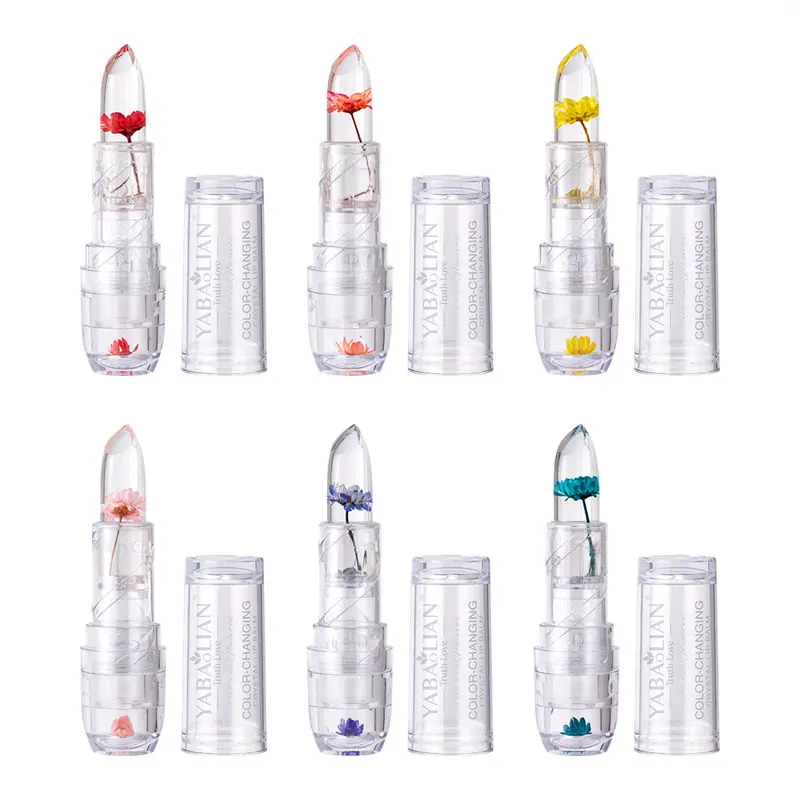 Magic Jelly Flower Lipstick Temperature Changing Lip Blam Transparent Moisturizing Exfoliating Lip Gloss Korean Cosmetic New
Magic Jelly Flower Lipstick Temperature Changing Lip Blam Transparent Moisturizing Exfoliating Lip Gloss Korean Cosmetic New