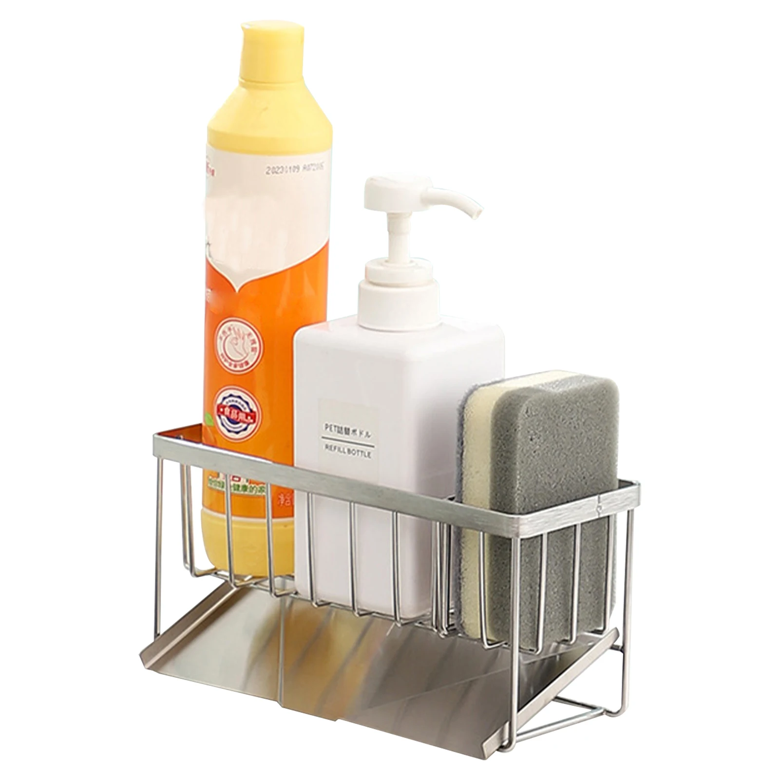 Kitchen Sink Caddy Sponge Holder Sink Caddy Sponge Brush Holder With Drain Pan Tray Stainless Steel Rust-Proof Shelf Kitchen
Kitchen Sink Caddy Sponge Holder Sink Caddy Sponge Brush Holder With Drain Pan Tray Stainless Steel Rust-Proof Shelf Kitchen