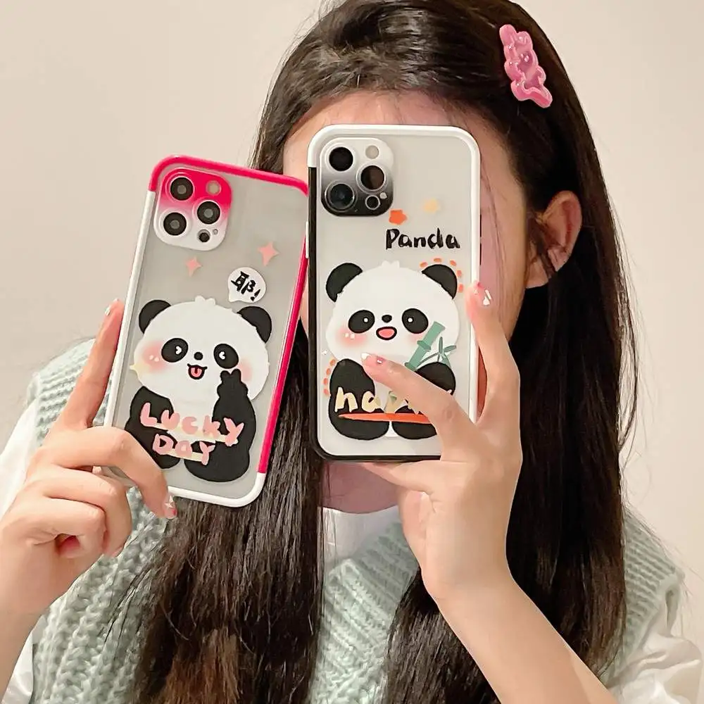 Shockproof Phone Case Simple Cartoon Panda Clear TPU 2 In 1 Cover For iPhone 11 12 Pro Max XR XS iPhone 13 Pro Max Cases Shell
Shockproof Phone Case Simple Cartoon Panda Clear TPU 2 In 1 Cover For iPhone 11 12 Pro Max XR XS iPhone 13 Pro Max Cases Shell