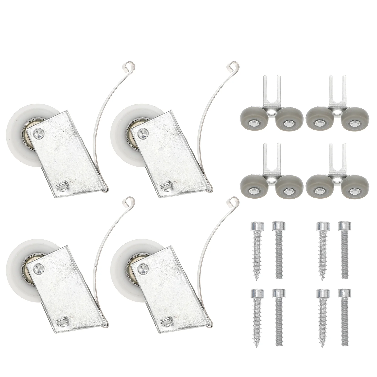 4 Sets Wardrobe Pulley Buffer Door Roller Wheel Metal Sliding Track Wardrobe Sliding Door Track Door Roller Wheel Set
4 Sets Wardrobe Pulley Buffer Door Roller Wheel Metal Sliding Track Wardrobe Sliding Door Track Door Roller Wheel Set