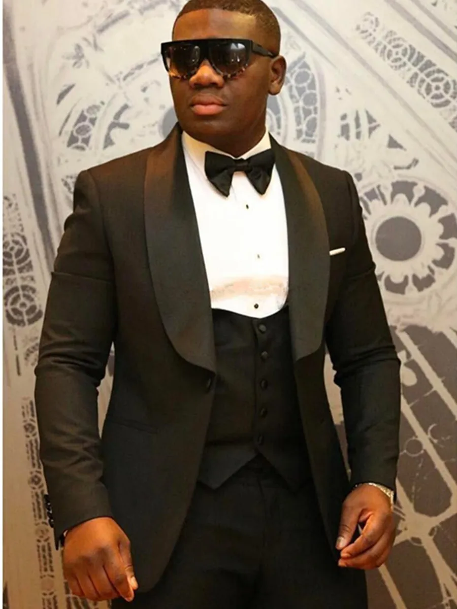 Customized Black Men's Suit Jacket Blazers Halloween Costume Elegant For Luxury Man Suit's For Wedding Three Piece 93
Customized Black Men's Suit Jacket Blazers Halloween Costume Elegant For Luxury Man Suit's For Wedding Three Piece 93