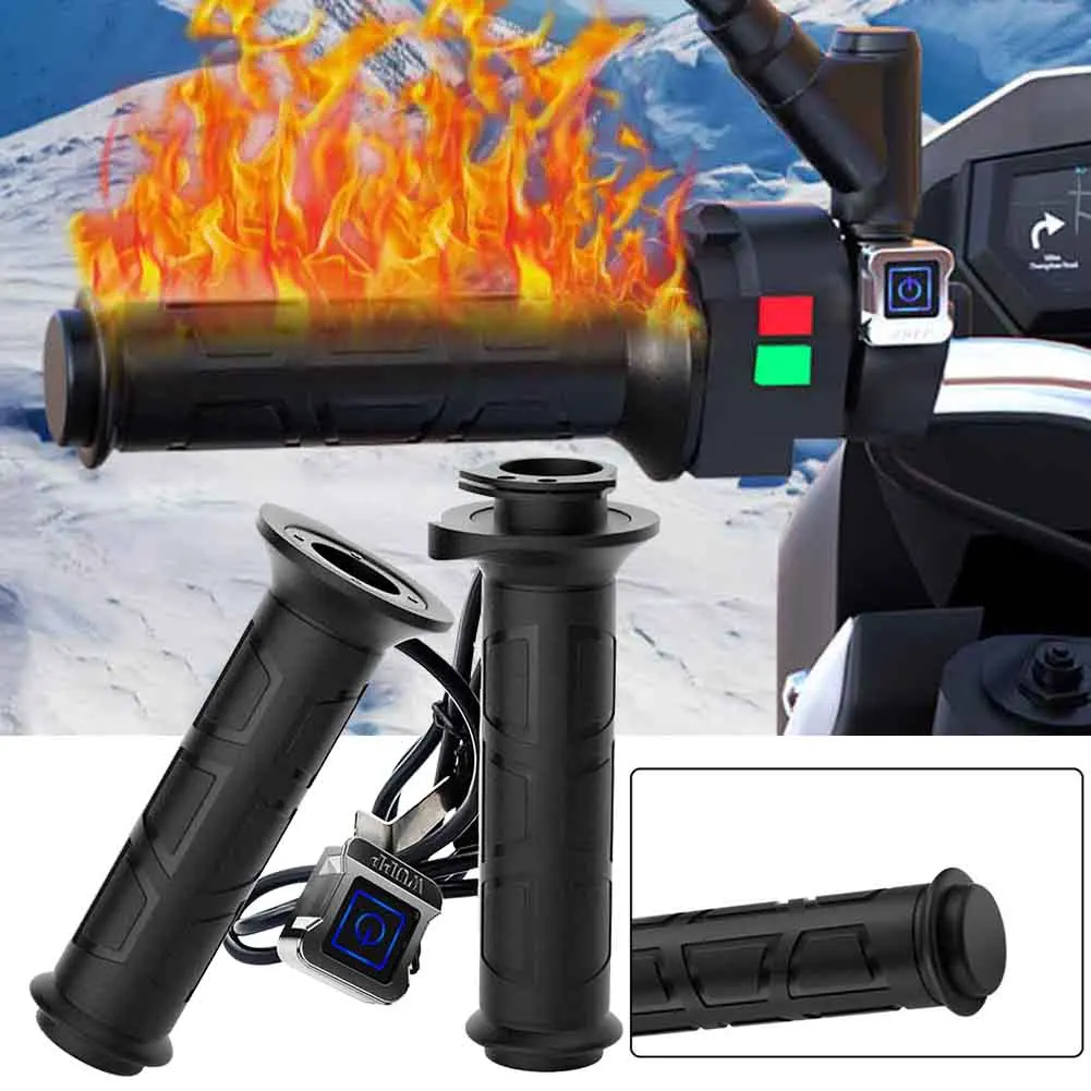 22mm Motorcycle Heating Grips Handlebar Electric Hot Heated Grips Handlebar Warmer ATV Bike Handlebar Warmers Adjust Temperature
22mm Motorcycle Heating Grips Handlebar Electric Hot Heated Grips Handlebar Warmer ATV Bike Handlebar Warmers Adjust Temperature