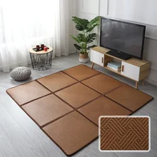 Rattan Carpet Summer Mat Tatami Rugs And Carpets For Home Living Room Folding Mat Bedroom Rug Stitching Rattan Crawl Carpet