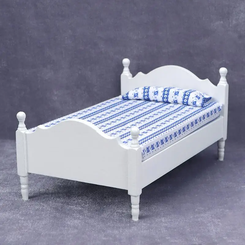 Mini Single Bed Bedroom Kids Pretend Toys Home Dollhouse Furniture with Sheet Life Scene Scenery
Mini Single Bed Bedroom Kids Pretend Toys Home Dollhouse Furniture with Sheet Life Scene Scenery