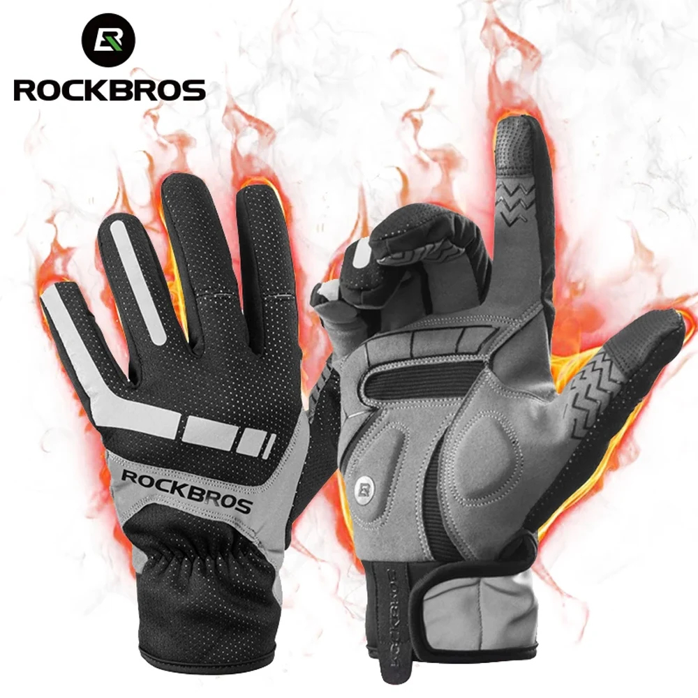 ROCKBROS Windproof Cycling Gloves Touch Screen Riding MTB Bike Bicycle Gloves Thermal Warm Motorcycle Winter Autumn Bike Gloves
ROCKBROS Windproof Cycling Gloves Touch Screen Riding MTB Bike Bicycle Gloves Thermal Warm Motorcycle Winter Autumn Bike Gloves