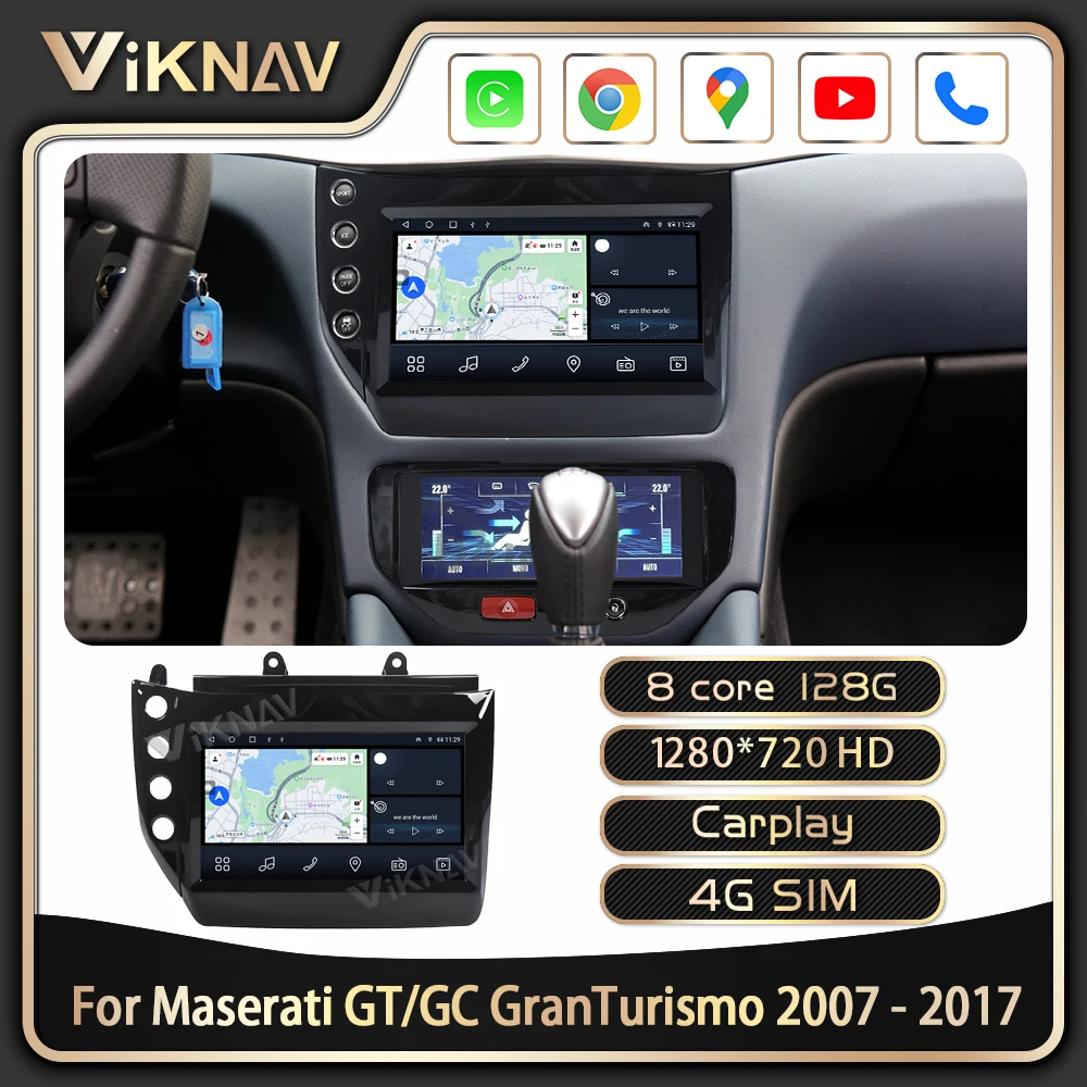 Мультимедийная магнитола на Android 10 для Maserati grantour GT/GC 2007-2017, 128 ГБ
Мультимедийная магнитола на Android 10 для Maserati grantour GT/GC 2007-2017, 128 ГБ
