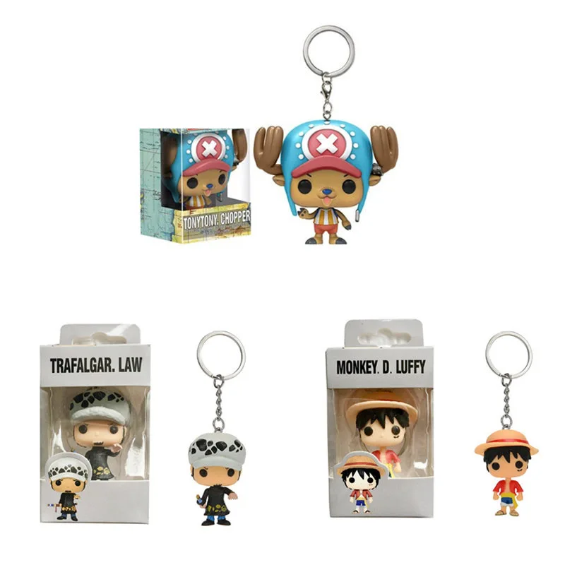 Cartoon Anime ONE PIECE Keychain Monkey D Luffy Tony Tony Chopper TRAFALGAR LAW Key Ring Doll Bag Charm Toy for Children's Gifts
Cartoon Anime ONE PIECE Keychain Monkey D Luffy Tony Tony Chopper TRAFALGAR LAW Key Ring Doll Bag Charm Toy for Children's Gifts