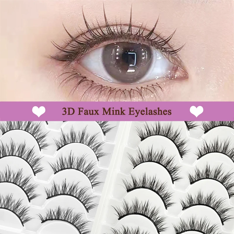 DEVOSERVICE Lashes 6Pairs 3D Mink Eyelashes Thick Dramatic Grafted Stereoscopic False Eyelashes Cosplay Makeup Tools Maquiagem
DEVOSERVICE Lashes 6Pairs 3D Mink Eyelashes Thick Dramatic Grafted Stereoscopic False Eyelashes Cosplay Makeup Tools Maquiagem