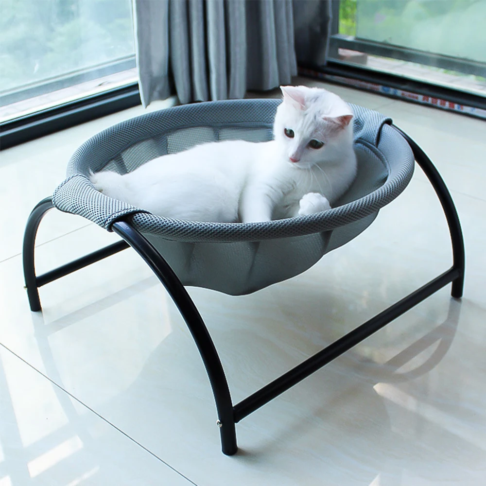 Cat Hammock Bed, Free-Standing Dog Sleeping Bed, Breathable Mesh Pet Cot, Washable Elevated Pet Bed Kitty Supplies, Hanging Nest
Cat Hammock Bed, Free-Standing Dog Sleeping Bed, Breathable Mesh Pet Cot, Washable Elevated Pet Bed Kitty Supplies, Hanging Nest
