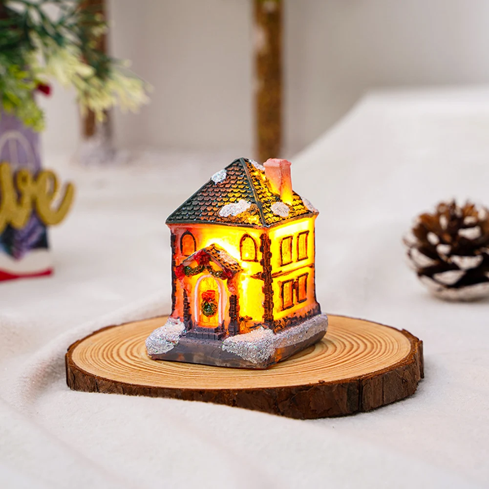 1pc Resin Light Up Christmas House Micro Landscape Ornament Christmas Decor Home Decor Gifts For Children 9cmx7cmx5.5cm
1pc Resin Light Up Christmas House Micro Landscape Ornament Christmas Decor Home Decor Gifts For Children 9cmx7cmx5.5cm