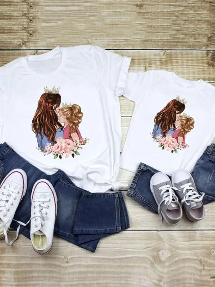 Tee Family Matching Outfits Flower Watercolor Girl Summer Clothes Women Kid Child Mom Mama Mother Tshirt T-shirt Clothing
Tee Family Matching Outfits Flower Watercolor Girl Summer Clothes Women Kid Child Mom Mama Mother Tshirt T-shirt Clothing