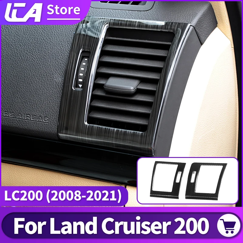 For 2008-2021 Toyota Land Cruiser 200 LC200 Central Control Air Conditioning Outlet Stainless Steel Modified Interior Decoration
For 2008-2021 Toyota Land Cruiser 200 LC200 Central Control Air Conditioning Outlet Stainless Steel Modified Interior Decoration