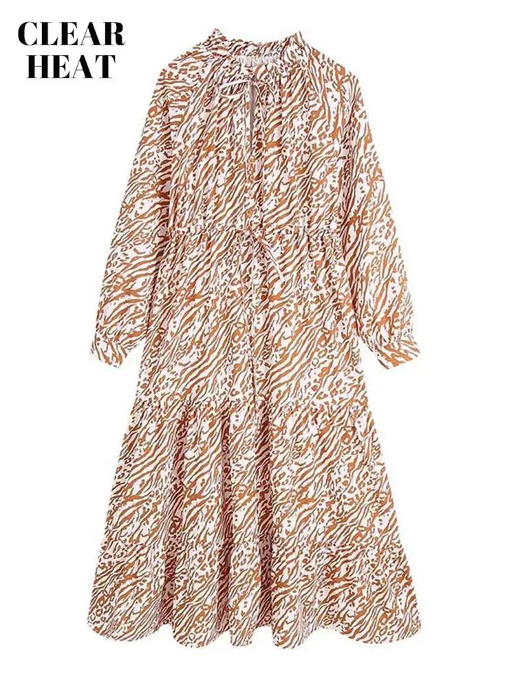 Women Vintage Floral Print Patchwork Midi Dress Female O-Neck Lace Up Long Sleeve Dresses 2022 Beach Lady Retro Boho Vestido
Women Vintage Floral Print Patchwork Midi Dress Female O-Neck Lace Up Long Sleeve Dresses 2022 Beach Lady Retro Boho Vestido