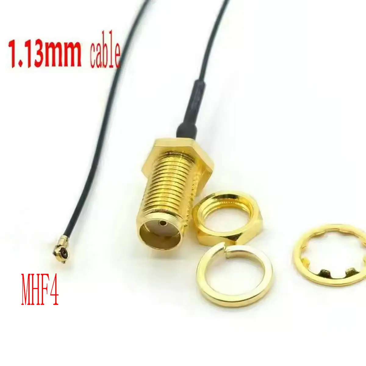 Кабель SMA-MHF4 IPEX 100 шт. ZHTCRJ 
Кабель SMA-MHF4 IPEX 100 шт. ZHTCRJ