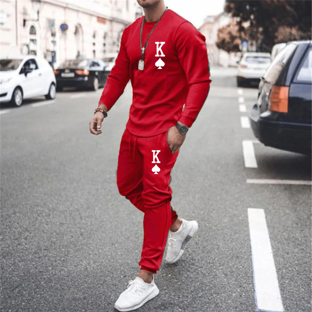 2022 Newest Autumn Men's Tracksuit Casual Outfit 2 Piece Long Sleeve TShirt Trousers Oversized Streetwear Outdoor Daily Clothing
2022 Newest Autumn Men's Tracksuit Casual Outfit 2 Piece Long Sleeve TShirt Trousers Oversized Streetwear Outdoor Daily Clothing