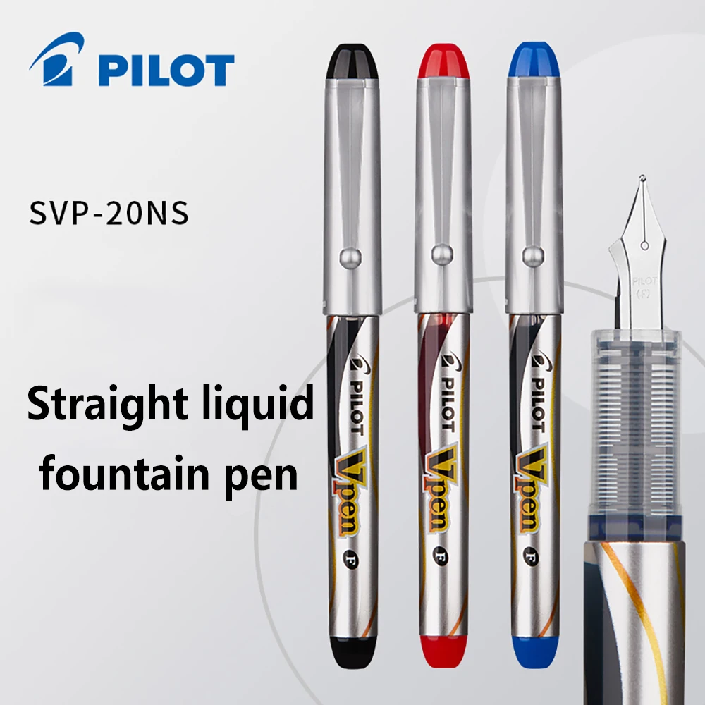 10pcs Japanese PILOT SVP-20NS Disposable Straight Liquid Vpen Pen F Fine Nib Student Stationery School Stationery
10pcs Japanese PILOT SVP-20NS Disposable Straight Liquid Vpen Pen F Fine Nib Student Stationery School Stationery