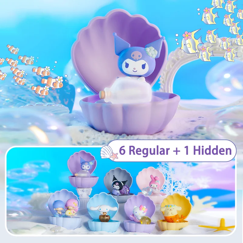 Sanrio слепая коробка серия Русалка загадочная Hello Kitty Kuromi детский день