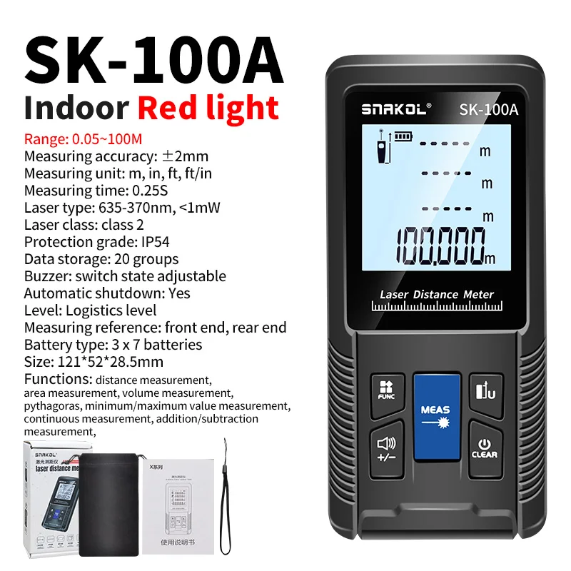 Snakol 40/50/70/100/120 м зеленый красный лазерный дальномер дальномер лазерная лента дальномер строительная электронная линейка
Snakol 40/50/70/100/120 м зеленый красный лазерный дальномер дальномер лазерная лента дальномер строительная электронная линейка