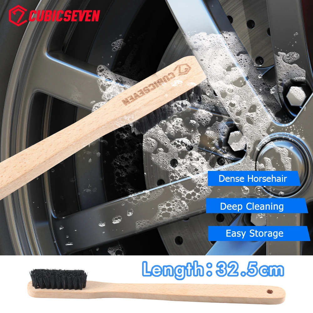 Cubicseven Horsehair Car Tyre Detailing Brush Non-Slip Long Handle Auto Wheel Rim Cleaning Brush Easily Clean Hard-To-Reach Area
Cubicseven Horsehair Car Tyre Detailing Brush Non-Slip Long Handle Auto Wheel Rim Cleaning Brush Easily Clean Hard-To-Reach Area