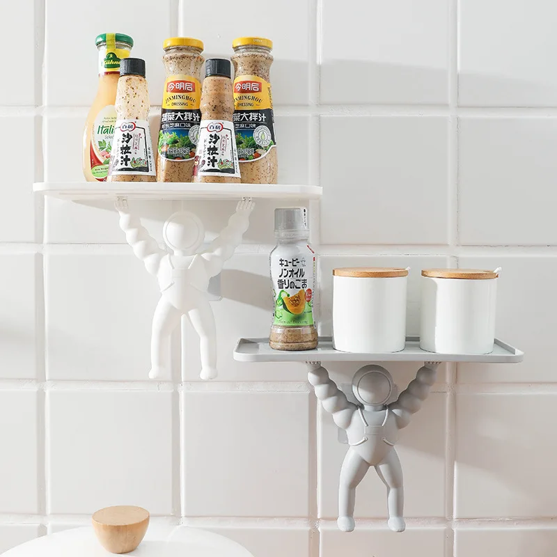 Space Human-Shaped Wall-Mounted Storage Rack Kitchen Storage Rack Bathroom Wall Punch-Free Multifunctional Storage Rack
Space Human-Shaped Wall-Mounted Storage Rack Kitchen Storage Rack Bathroom Wall Punch-Free Multifunctional Storage Rack