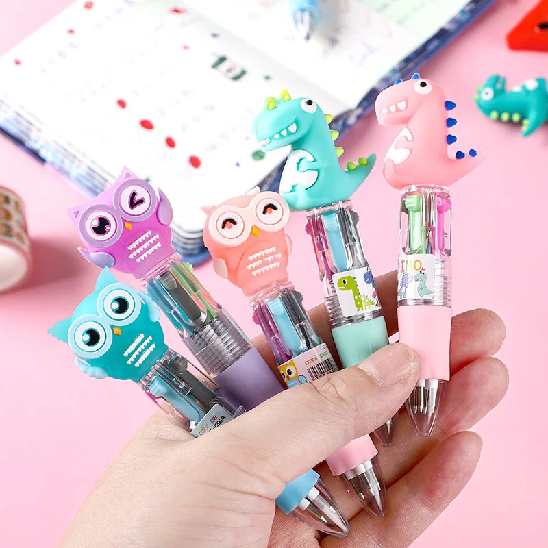 Lovely Owl Dinosaur Ballpoint Pen. Graffiti Pen 4 Colors Press Bullet Point Ballpoint Pen Signature Pen Office & School Pen
Lovely Owl Dinosaur Ballpoint Pen. Graffiti Pen 4 Colors Press Bullet Point Ballpoint Pen Signature Pen Office & School Pen