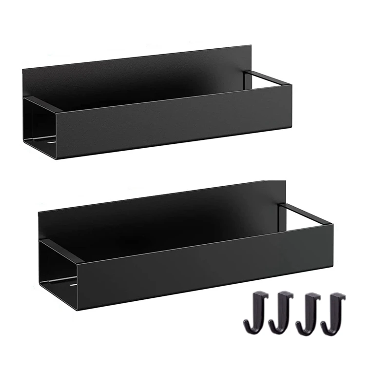 Spice Rack Magnetic Fridge, Self-Adhesive Kitchen Shelf Wall No Drilling Required, 2 Pieces Fridge Magnetic Shelf
Spice Rack Magnetic Fridge, Self-Adhesive Kitchen Shelf Wall No Drilling Required, 2 Pieces Fridge Magnetic Shelf