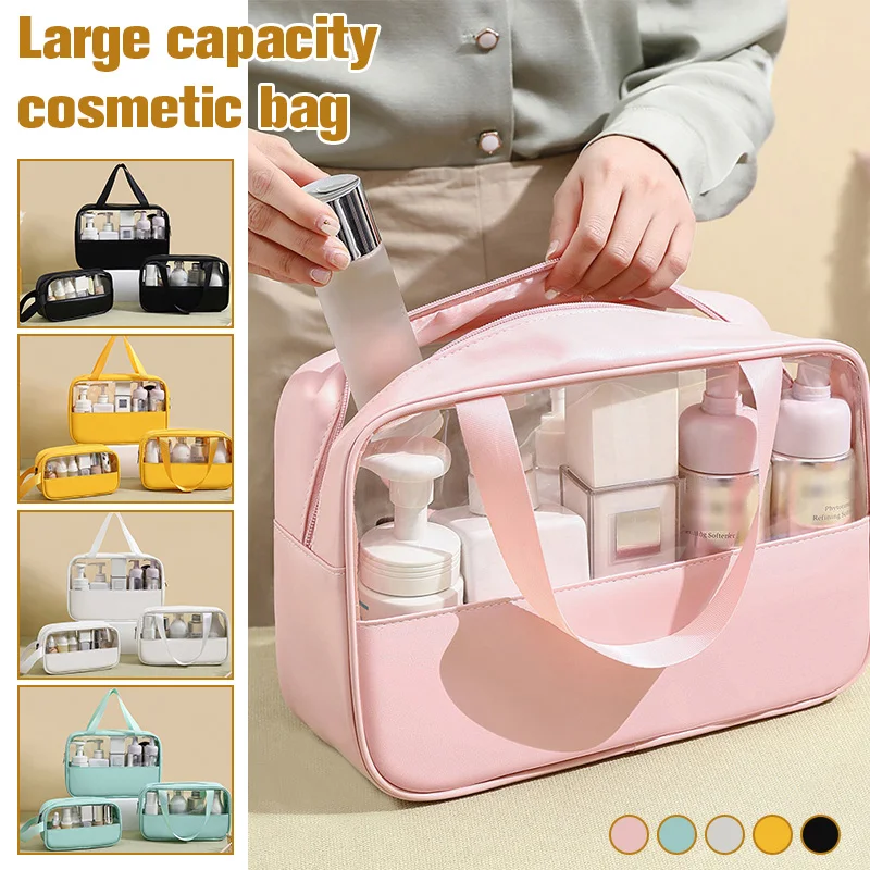 3Pcs /set Patchwork Cosmetic Bag Makeup Storag Bag Translucent Bath Pouch Organizer Waterproof Portable Travel Storage Bag
3Pcs /set Patchwork Cosmetic Bag Makeup Storag Bag Translucent Bath Pouch Organizer Waterproof Portable Travel Storage Bag