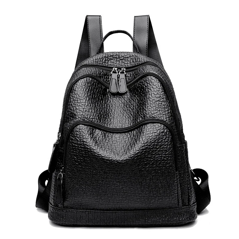 TRAVEASY PU Woman Backpacks Vintage Soft Leather Ladies School Bags Teenage Girls Fashion Female Travel Waterproof Shoulder Bags
TRAVEASY PU Woman Backpacks Vintage Soft Leather Ladies School Bags Teenage Girls Fashion Female Travel Waterproof Shoulder Bags