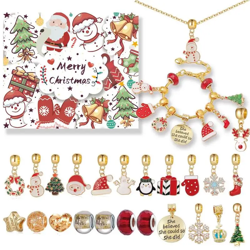 Hot Christmas Advent Calendar Bracelet Christmas Advent Calendar Christmas Countdown Calendar Christmas Themed DIY Jewelry Charm
Hot Christmas Advent Calendar Bracelet Christmas Advent Calendar Christmas Countdown Calendar Christmas Themed DIY Jewelry Charm