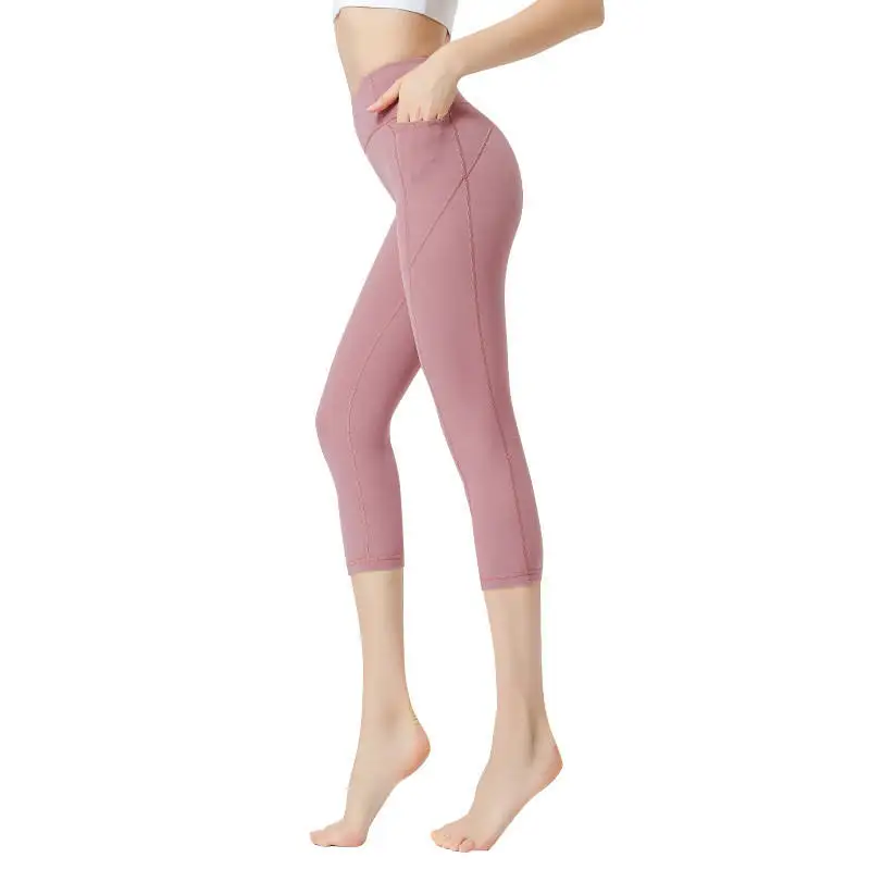 2023 Double-sided Polyamide High Waist Pocket Sports Shorts Peach-Hip Tight Pants Lulu Yoga Pants Running Trousers
2023 Double-sided Polyamide High Waist Pocket Sports Shorts Peach-Hip Tight Pants Lulu Yoga Pants Running Trousers