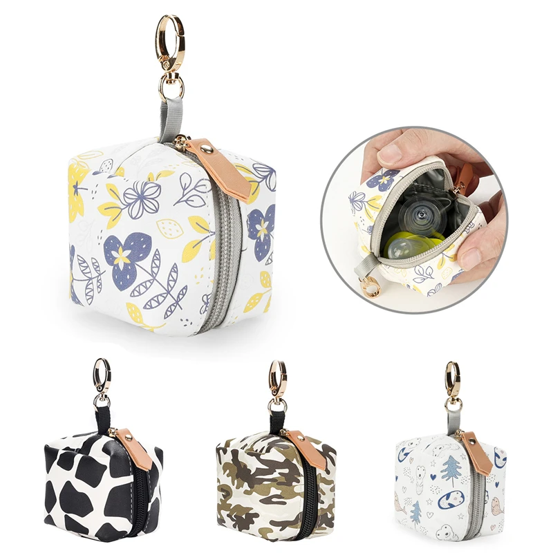 PU Waterproof Pacifier Case Printed Portable Small Storage Bag Hangable Coin Purse Mommy Bag Accessories
PU Waterproof Pacifier Case Printed Portable Small Storage Bag Hangable Coin Purse Mommy Bag Accessories