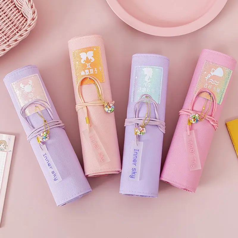Korean Style Twelve Constellation ncil Curtain Rolling ncil se Junior High School Students Lar pacity ncil se Fres
Korean Style Twelve Constellation ncil Curtain Rolling ncil se Junior High School Students Lar pacity ncil se Fres