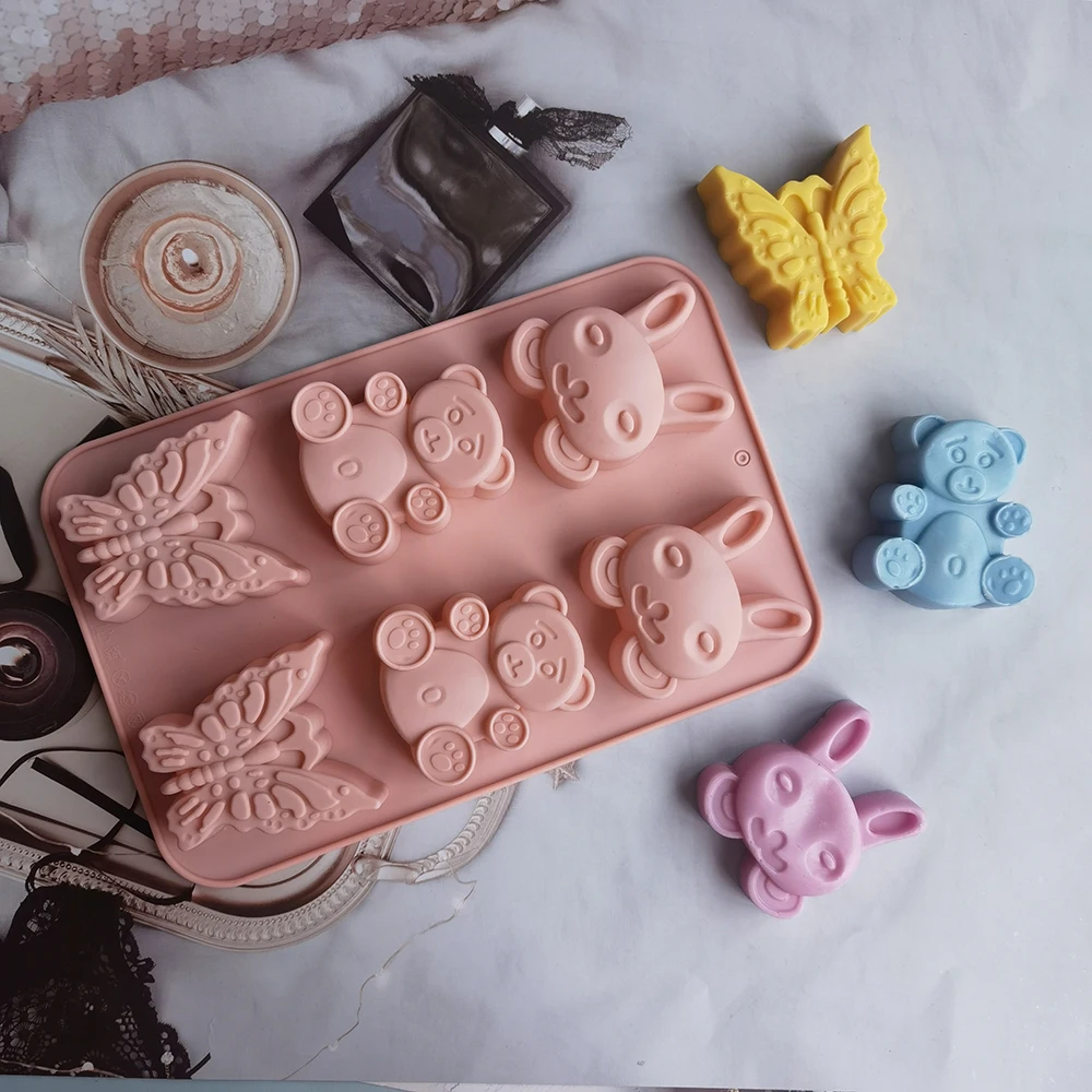 Three butterfly shape turn sugar silicone mold chocolate baking cake decoration mold plaster DIY drop glue hand-made pieces
Three butterfly shape turn sugar silicone mold chocolate baking cake decoration mold plaster DIY drop glue hand-made pieces
