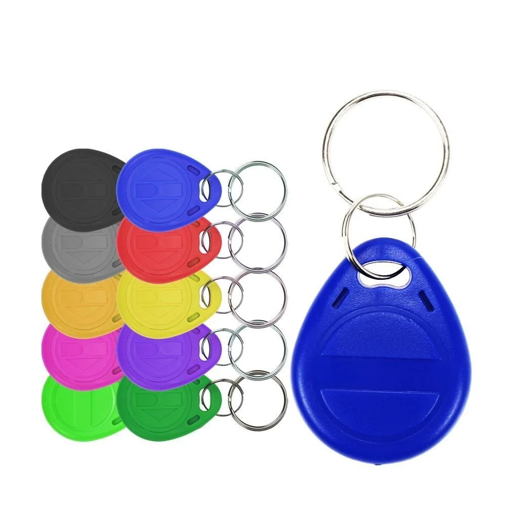 

2023 100pcs em4305 t5577 RFID 125khz Key Keyfobs Copy Rewritable Writable Rewrite Duplicate Tag Proximity ID Token Ring Blank